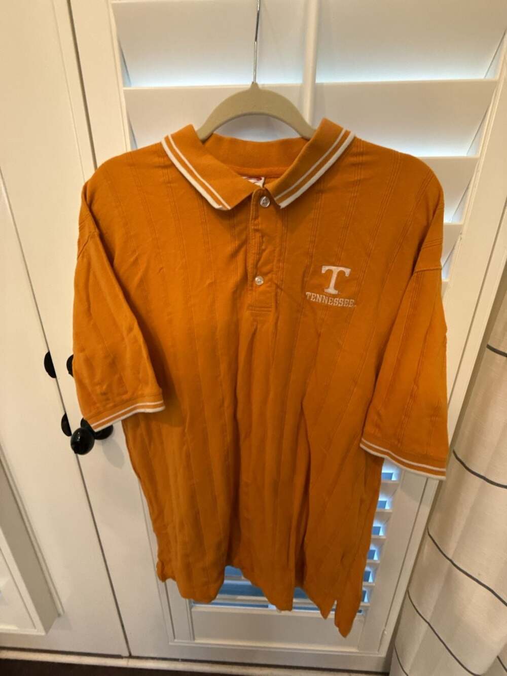 Vintage Cadre Athletic Tennessee Volunteers Embroidered Cotton Polo Shirt